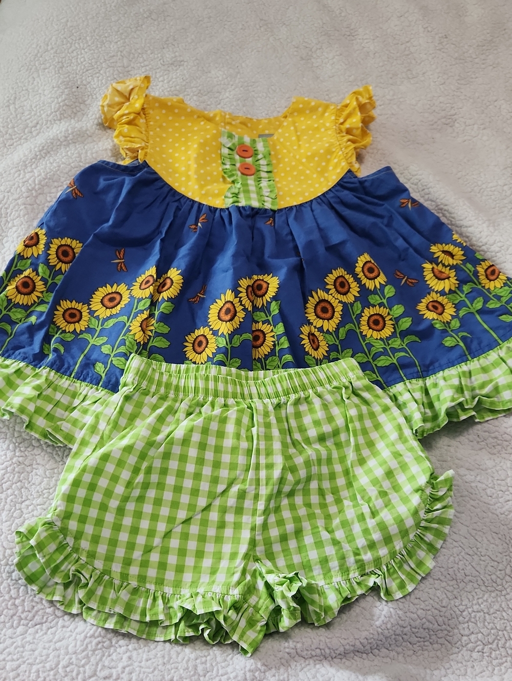 Eleanor Rose fall sunflower 2 piece set Size 4/5